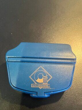 Rare Vintage Phillip Morris Pocket/Purse Ashtray with Slot for Lighter